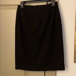 Calvin Klein Black Work Pencil Skirt Sz 2
